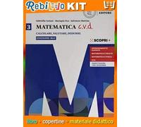 MATEMATICA C.V.D. ED.BLU VOL.3 (9788858319222) - Libro Scolastico + Kit Scuola con Copertine Rebillo