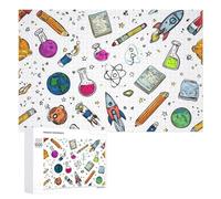 Matematica Chimica Fisica Scienza Formule Puzzle per Adulti Famiglia Attività Giochi Home Decor Puzzle 1000 PCS