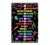 Matematica Classroom Art Print Matematici Matematici Poster di Matematica Quadro decorativo su tela, Wall Art Soggiorno Poster camera da letto 30 x 45 cm