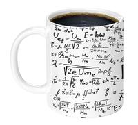 matematica creativa: da caffè e latte in ceramica con stampe uniche a tema matematico, ideale per il godimento quotidiano delle bevande, occasioni regalo, apprezzamento degli insegnanti, s