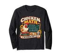 Matematica del Pollo I Numeri Non mentono Divertente Custode Maglia a Manica