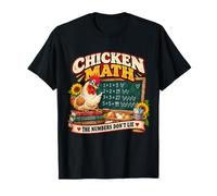 Matematica del Pollo I Numeri Non mentono Divertente Custode Maglietta