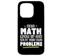 Matematica dicendo che la matematica crescere e risolvere i problemi da soli Custodia per iPhone 15 Pro