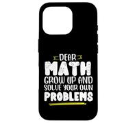 Matematica dicendo che la matematica crescere e risolvere i problemi da soli Custodia per iPhone 16 Pro