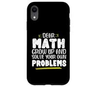 Matematica dicendo che la matematica crescere e risolvere i problemi da soli Custodia per iPhone XR
