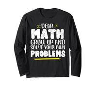 Matematica dicendo Che la Matematica Crescere e Risolvere i Problemi da Soli Maglia a Manica