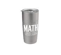 Matematica dicendo il primo passo per ammettere che hai problemi Bicchiere termico in acciaio inox doppia parete