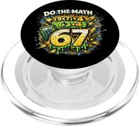 Matematica divertente 67 Fai lo scherzo numero equazione matematica PopSockets PopGrip per MagSafe