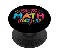 Matematica divertente 67 Meme Equazione Fai la matematica PopSockets PopGrip Adesivo