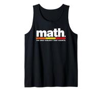 Matematica Divertente L'unico Soggetto Che Conta Dire Canotta