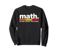 Matematica Divertente L'unico Soggetto Che Conta Dire Felpa