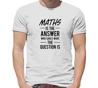 Matematica È Answer Slogan - T-Shirt - Divertente Secchione Nerd Amore
