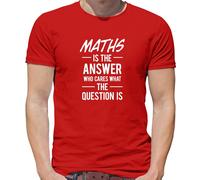 Matematica È Answer Slogan - T-Shirt - Divertente Secchione Nerd Amore