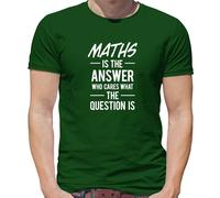 Matematica È Answer Slogan - T-Shirt - Divertente Secchione Nerd Amore