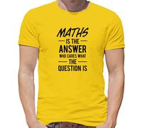 Matematica È Answer Slogan - T-Shirt - Divertente Secchione Nerd Amore