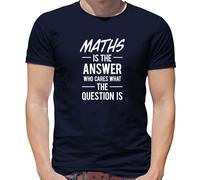 Matematica È Answer Slogan - T-Shirt - Divertente Secchione Nerd Amore