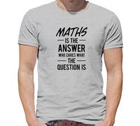 Matematica È Answer Slogan - T-Shirt - Divertente Secchione Nerd Amore