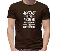 Matematica È Answer Slogan - T-Shirt - Divertente Secchione Nerd Amore