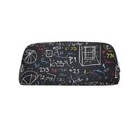 Matematica e fisica Borsa per il trucco per donne e uomini Borsa da viaggio per articoli da toilette Borsa estetica Astuccio grande per matite