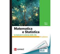 Matematica e statistica. Le basi per le scienze della vita - 2023