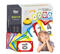 Matematica Flash Cards - Mazzo Educativo Per Bambini, Gioco Di Pratica Aritmetica | Numero Kit Di Apprendimento, Esercitazioni Di Velocità In Classe, Trainer Di Conteggio Homeschool, Di Studio P