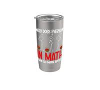 Matematica Formula Algebra Calcolo Equazione Numero Insegnante di matematica Bicchiere termico in acciaio inox doppia parete