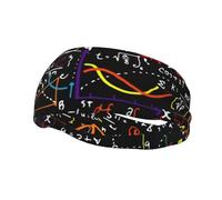 Matematica Formula Stampa Elastico Sportivo Sweatband Per Uomini Donne Per La Corsa Basket Palestra Più Sweatband