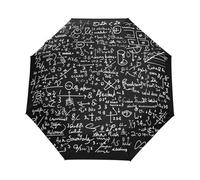 Matematica Formule Matematiche Equazioni Ombrello Pieghevole Automatico Ombrelli Antivento Protezione UV da Viaggio per Bambini Ragazzi Ragazze