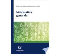 MATEMATICA GENERALE - CORRENTE SALVATORE, GRECO SALVATORE - Giappichelli