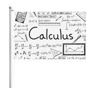 Matematica Geometria Geek Calcolo,Bandiera da giardino, bandiera decorativa da cortile, bandiera bifacciale, 2x3 piedi, per esterni e interni