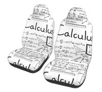 Matematica Geometria Geek Calcolo,Coprisedile per auto protezioni per sedili anteriori per auto, 2 pezzi