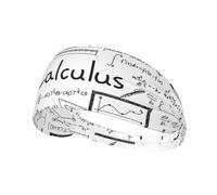 Matematica Geometria Geek Calcolo,Fascia elastica per capelli multiuso unisex, fascia antisudore sportiva
