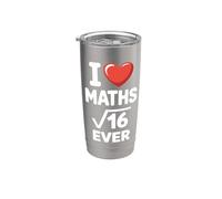 Matematica I Love Maths Forever Punizione Matematica Bicchiere termico in acciaio inox doppia parete