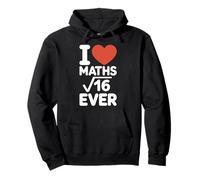 Matematica I Love Maths Forever Punizione Matematica Felpa con Cappuccio