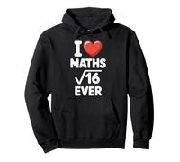 Matematica I Love Maths Forever Punizione Matematica Felpa con Cappuccio