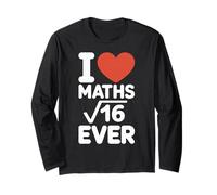 Matematica I Love Maths Forever Punizione Matematica Maglia a Manica