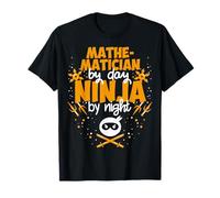 Matematica Il Giorno Ninja di Notte - Miglior Matematica Maglietta