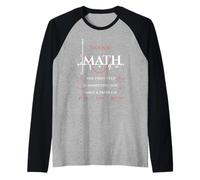 Matematica Il Primo Passo è ammettere Che Hai Un Problema, Vintage Maglia con Maniche Raglan