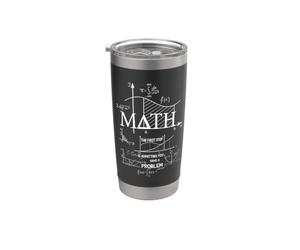 Matematica Il primo passo è ammettere di avere un problema risolto Bicchiere termico in acciaio inox doppia parete