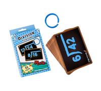 Matematica - Imparare L'Aritmetica | Schede Flash Matematiquess Durante l'asilo e la scuola elementare, 50 Carte Per La Pratica Più Xmeno, Con Fibbia Ad Anello, Edu