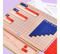 Matematica in legno Sussidi didattici Sottrazione Moltiplicazione Pratica