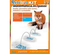 MATEMATICA.IN3PASSI - VOL. B (LD) (9788808402936) - Libro Scolastico + Kit Scuola con Copertine Rebillo
