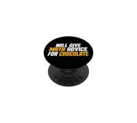 Matematica, Insegnante divertente darà consigli di matematica per il cioccolato PopSockets PopGrip Adesivo
