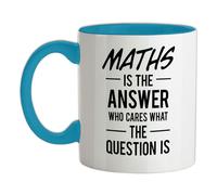 Matematica Is The Answer Slogan - Ceramica Mug - Math Divertente Nerd Geek Love