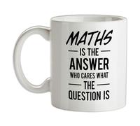 Matematica Is The Answer Slogan - Ceramica Mug - Math Divertente Nerd Geek Love