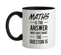 Matematica Is The Answer Slogan - Ceramica Mug - Math Divertente Nerd Geek Love