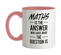 Matematica Is The Answer Slogan - Ceramica Mug - Math Divertente Nerd Geek Love