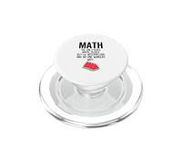 Matematica L"unico posto dove le persone comprano 66 Insegnante di angurie PopSockets PopGrip per MagSafe