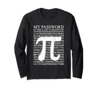 Matematica La mia Password è L'Ultima 8 cifre di 3,14 Pi Maglia a Manica