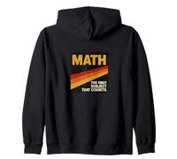 Matematica L'unico Soggetto Che Conta Divertente Insegnante Design Felpa con Cappuccio